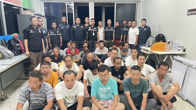 持旅游签证非法工作 58中国人在泰国先后被捕