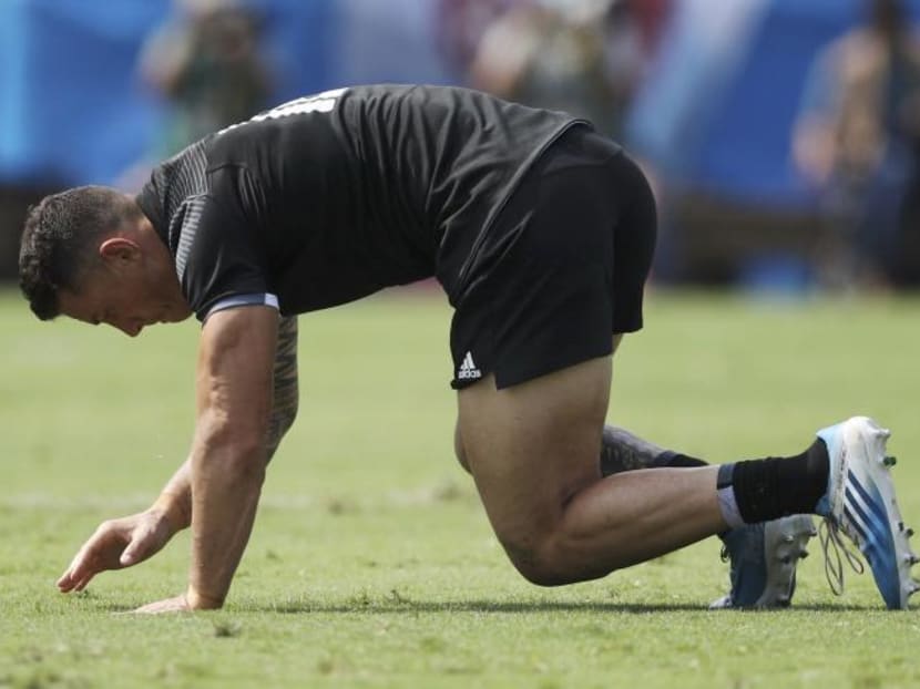 Sonny Bill Williams ruptured his Achilles tendon during New Zealand's loss to Japan. Photo: Reuters
