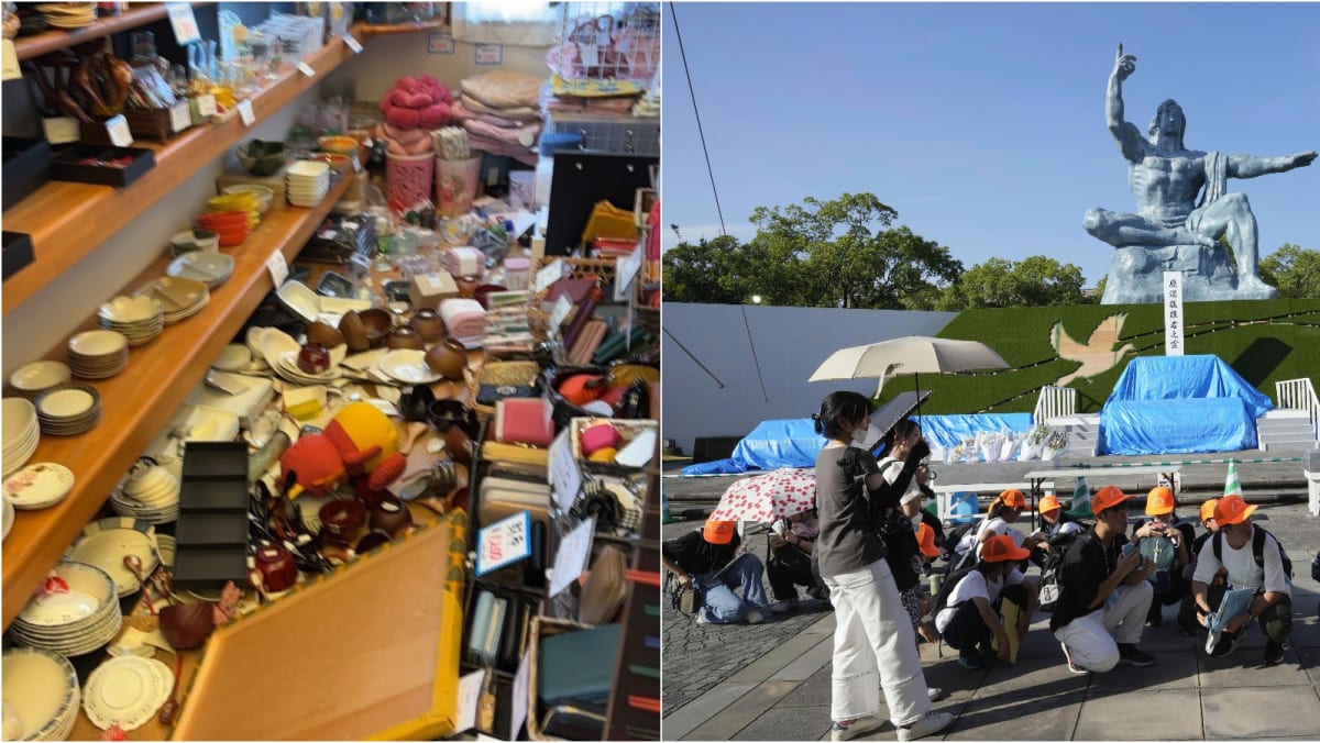 Strong quake, small tsunamis hit southern Japan with minor damage Strong quake, small tsunamis hit southern Japan with minor damage