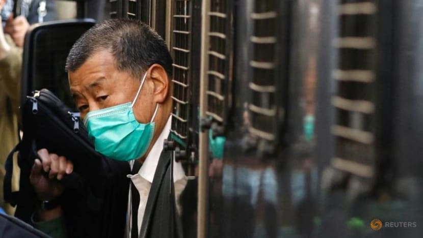 Hong Kong leader says freezing media tycoon Jimmy Lai's assets will hopefully reinforce financial hub status Hong Kong leader says freezing media tycoon Jimmy Lai's assets will hopefully reinforce financial hub status