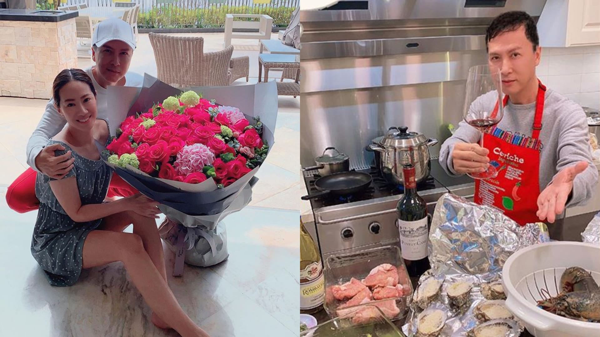 Donnie Yen Cooked Up A Storm For His Wife On Their 17th Wedding Anniversary Donnie Yen Cooked Up A Storm For His Wife On Their 17th Wedding Anniversary