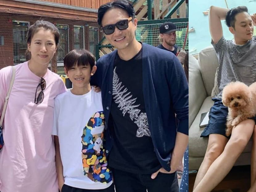 What did they notice in this picture that Anita Yuen posted of her husband and son?