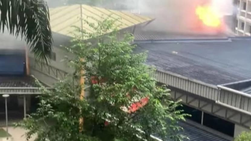 Fire at Choa Chu Kang coffee shop involved kitchen exhaust duct: SCDF Fire at Choa Chu Kang coffee shop involved kitchen exhaust duct: SCDF