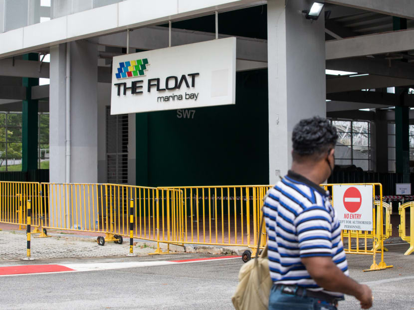 Work to redevelop The Float@Marina Bay is set to start in March 2022 and finish by the end of 2025, although the scope and schedule of the project may change because of the Covid-19 pandemic.