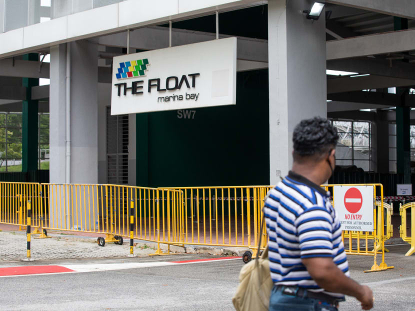 Work to redevelop The Float@Marina Bay is set to start in March 2022 and finish by the end of 2025, although the scope and schedule of the project may change because of the Covid-19 pandemic. Work to redevelop The Float@Marina Bay is set to start in March 2022 and finish by the end of 2025, although the scope and schedule of the project may change because of the Covid-19 pandemic.