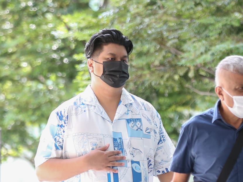 YouTube personality Dee Kosh at the State Courts on Monday (May 30). YouTube personality Dee Kosh at the State Courts on Monday (May 30).
