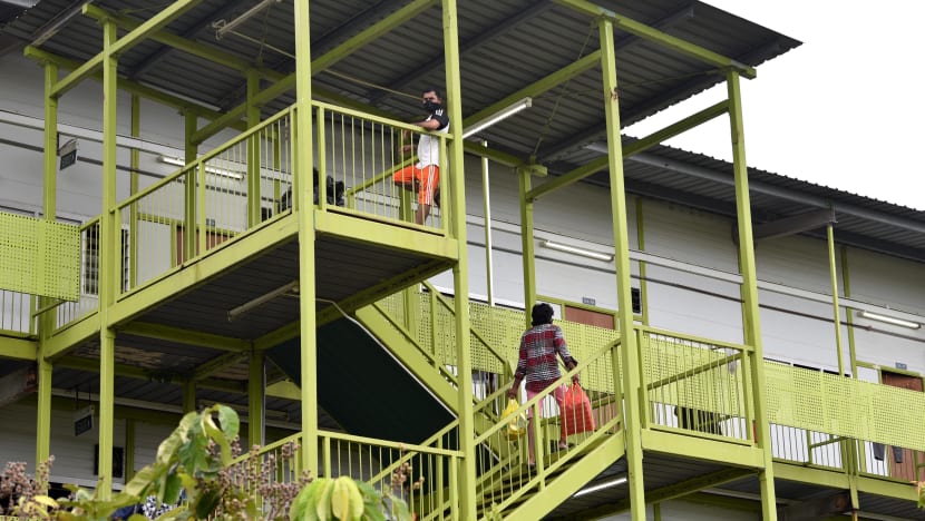 COVID-19: Migrant workers in some dorms to have access to community once a month under pilot next year COVID-19: Migrant workers in some dorms to have access to community once a month under pilot next year