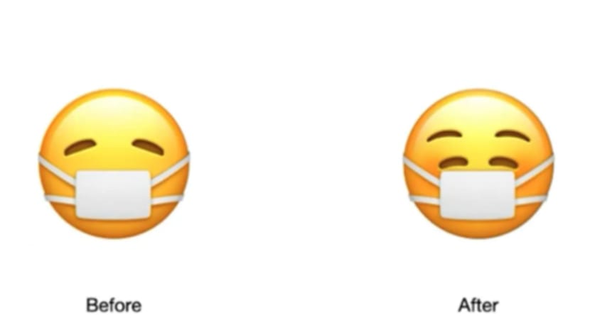 முகக்கவசம் அணிந்தாலும் சிரிப்பை இழக்காத Apple நிறுவனத்தின் புதிய Emoji!