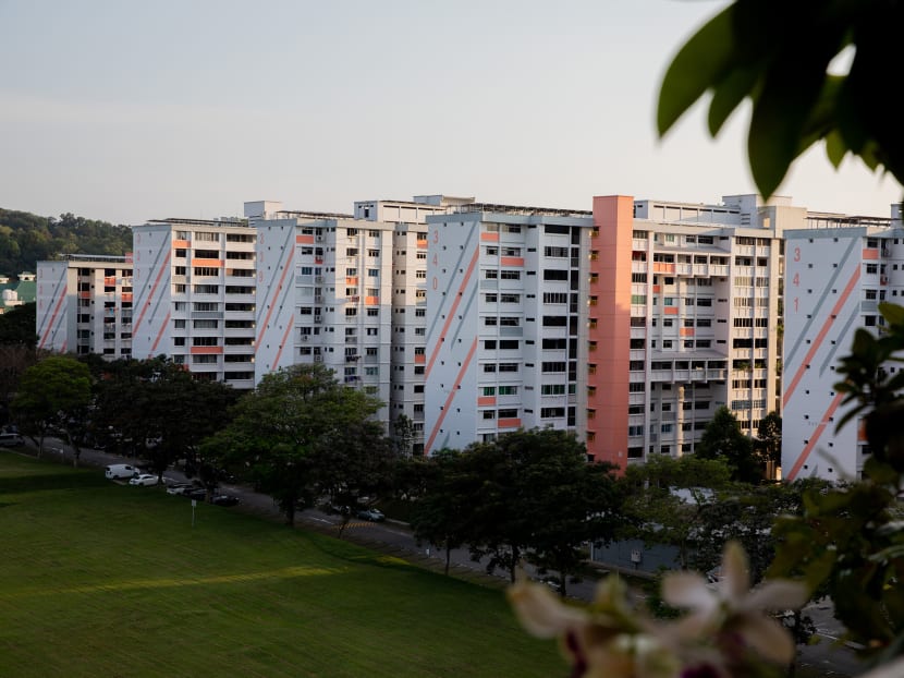 Woodlands residents complaining of foul odours include those living in the Woodgrove flats (pictured).