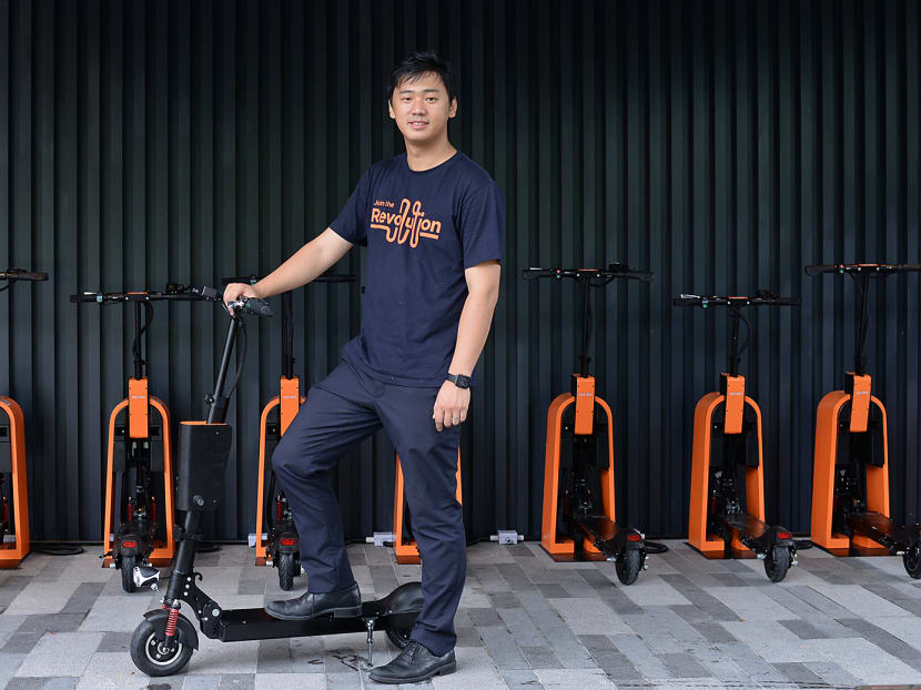 Mr Zachary Wang, CEO of Neuron Mobility. Photo: Robin Choo