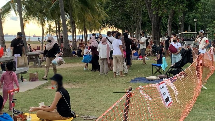COVID-19: Some beaches 'extremely crowded' last weekend, Masagos warns against complacency COVID-19: Some beaches 'extremely crowded' last weekend, Masagos warns against complacency