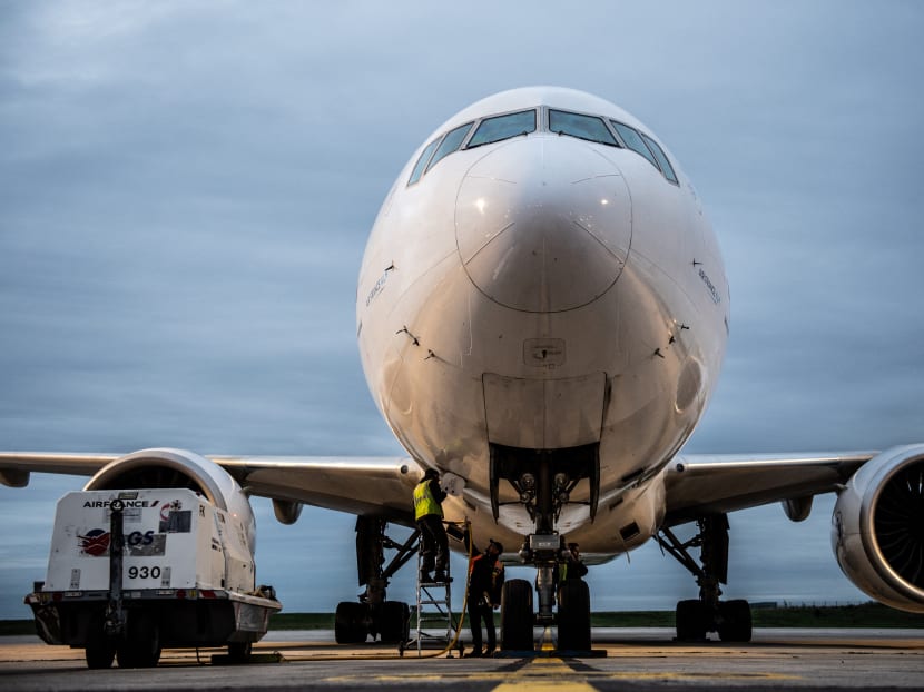 Boeing said similarly fitted planes should be taken out of service until the Federal Aviation Authority (FAA) had determined an inspection procedure. Boeing said similarly fitted planes should be taken out of service until the Federal Aviation Authority (FAA) had determined an inspection procedure.