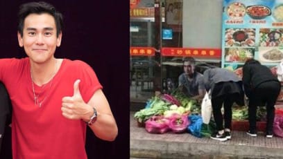 Why This 'Photo' Of Eddie Peng Selling Vegetables By The Roadside Is Trending In China