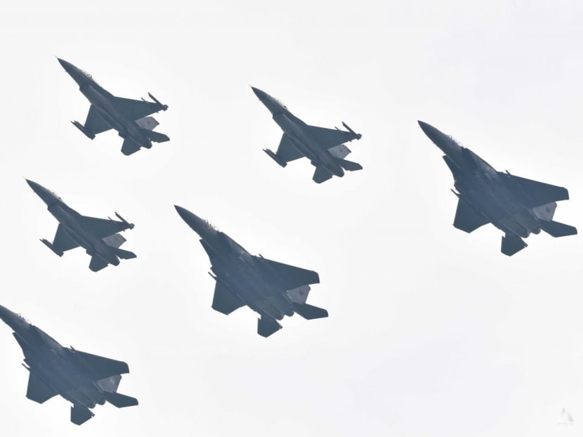FPDA nations mark 50 years of defence pact with aerial, naval display at Marina South FPDA nations mark 50 years of defence pact with aerial, naval display at Marina South