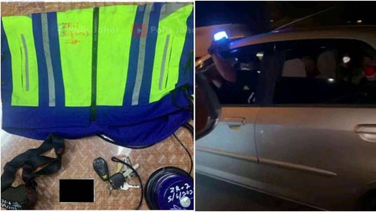 Apa yang harus Anda lakukan jika Anda dikejar oleh mobil yang menyamar sebagai polisi saat mengemudi di Malaysia?