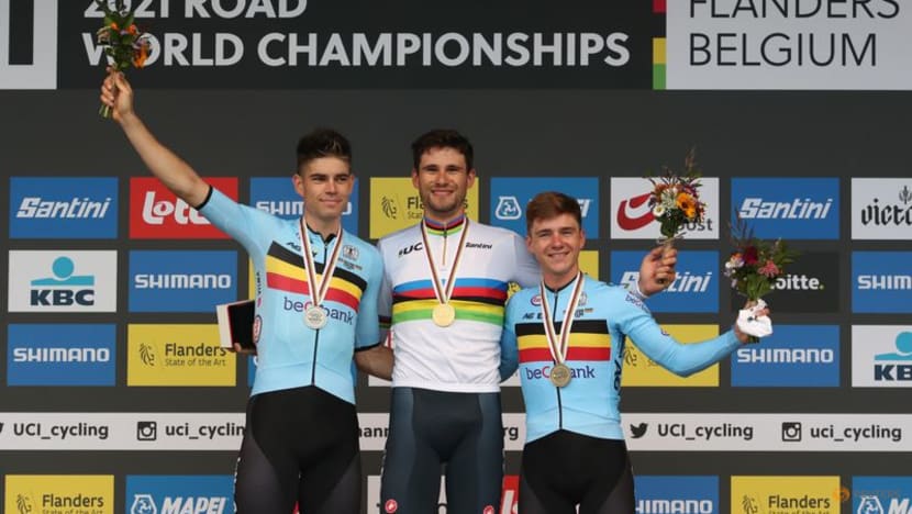 Cycling: Ganna breaks Belgian hearts to retain time trial title Cycling: Ganna breaks Belgian hearts to retain time trial title