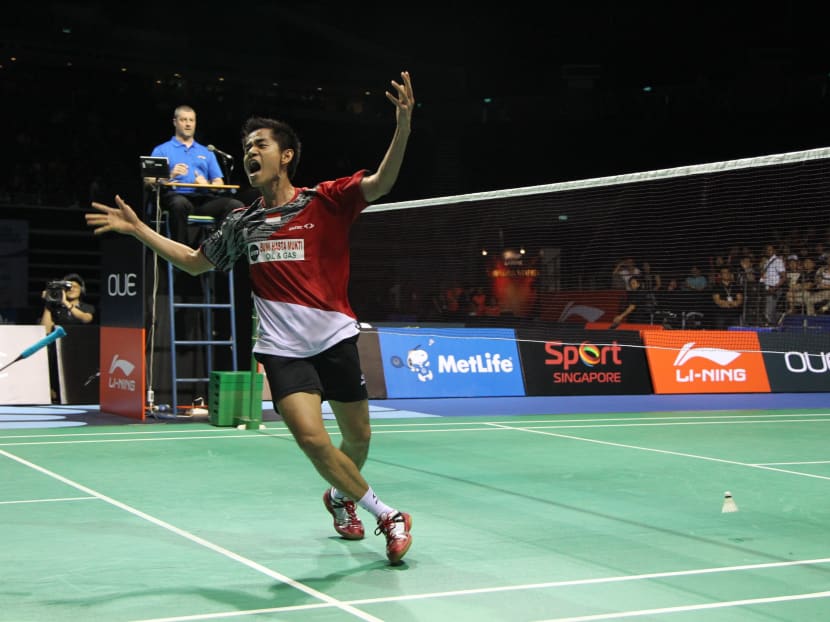 Gallery: Santoso shocks Lee to win OUE Singapore Open