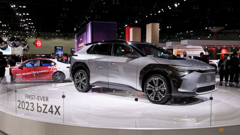 Toyota rolls out first battery electric car in cautious debut as rivals go full-throttle Toyota rolls out first battery electric car in cautious debut as rivals go full-throttle