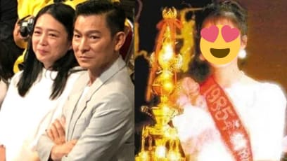 Old Photo Of Andy Lau’s Wife During Her Beauty Pageant Days Goes Viral