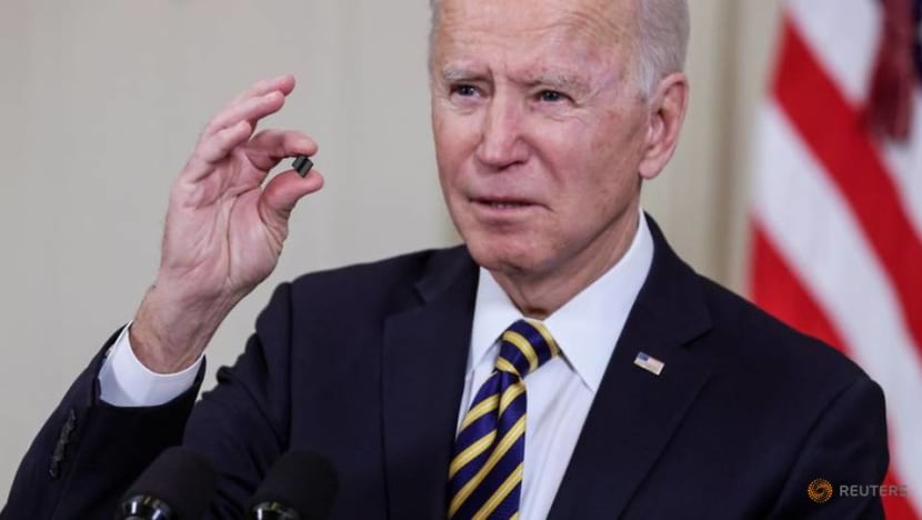 Biden to press for funds to boost chip manufacturing amid shortfall Biden to press for funds to boost chip manufacturing amid shortfall