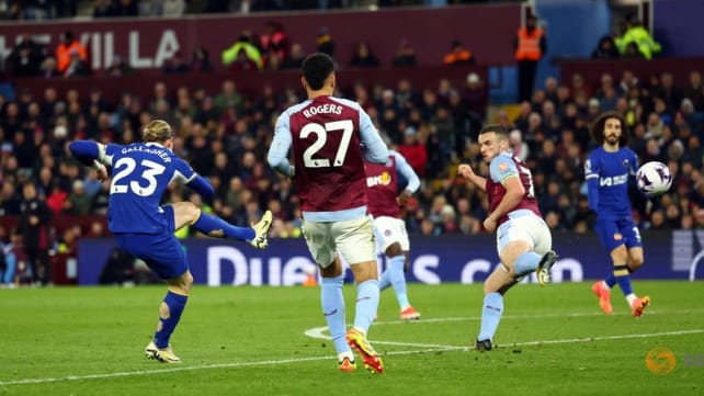 Stunning Gallagher goal gives Chelsea 2-2 draw away to Aston Villa