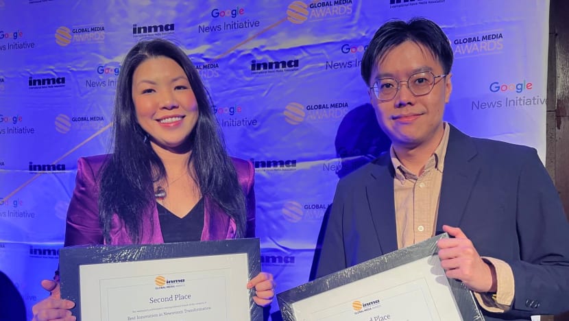 Mediacorp’s AI video editing solution and Young Reporter Challenge win recognition at INMA Global Media Awards 