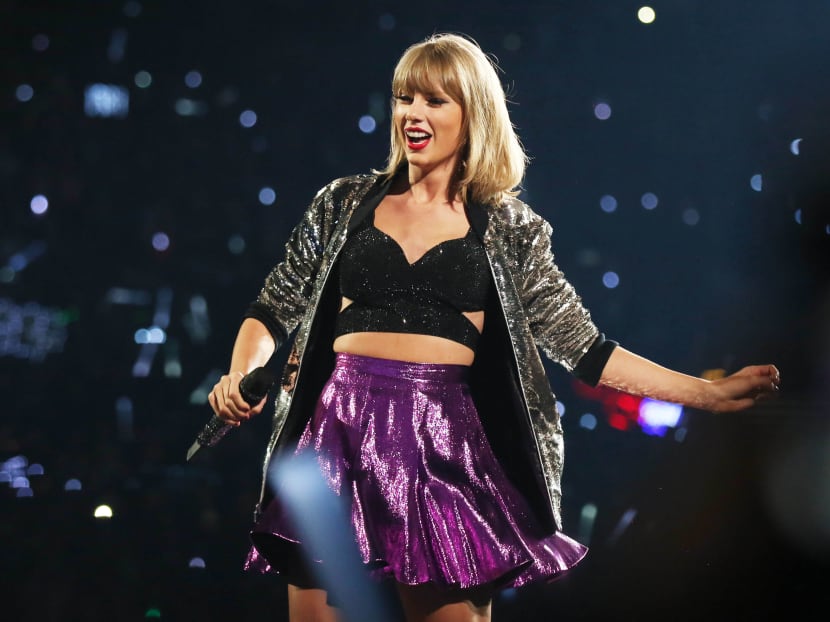 Taylor Swift on her 1989 world tour in December 2015. AP file photo