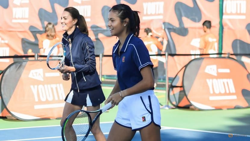 British royal Kate meets new queen of tennis Raducanu British royal Kate meets new queen of tennis Raducanu