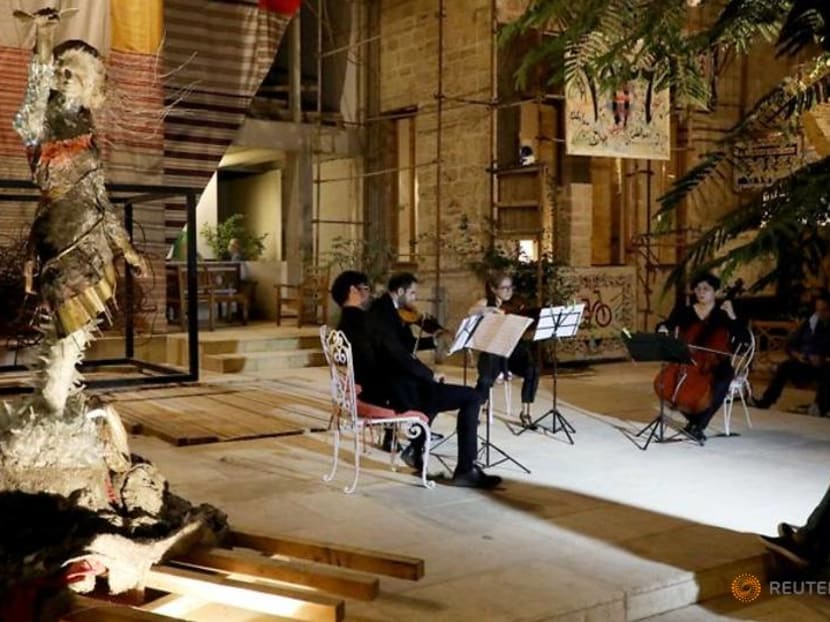 Channeling 'anger into art', artists in Beirut process blast Channeling 'anger into art', artists in Beirut process blast