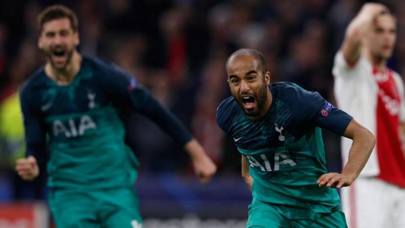 Football: Lucas hat-trick takes Tottenham to Champions League final Football: Lucas hat-trick takes Tottenham to Champions League final