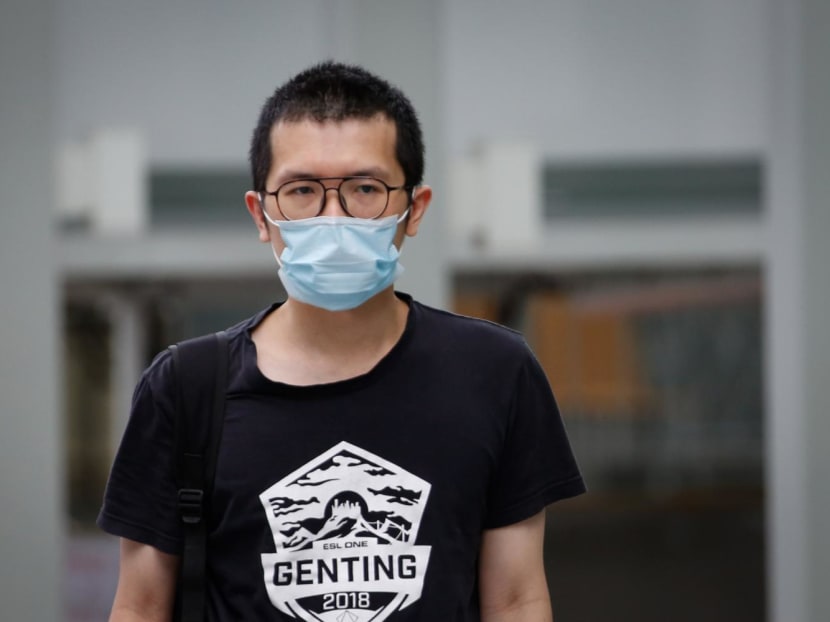 Charles Yeo arriving at the State Courts on Jan 19, 2022. Charles Yeo arriving at the State Courts on Jan 19, 2022.
