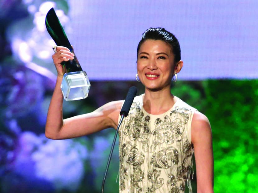 Jeanette Aw takes home her first acting award.