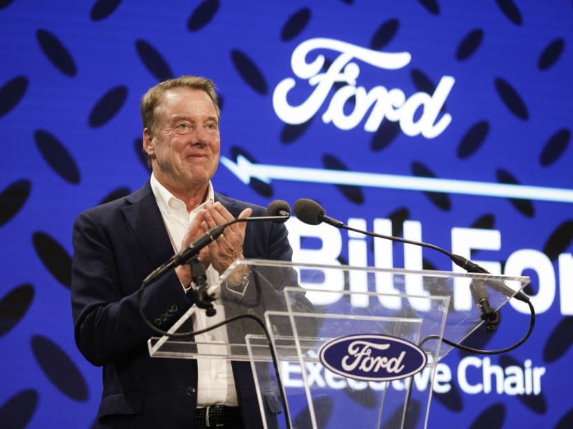 Bill Ford, Executive Chairman of Ford Motor Company, announces at a press conference that Ford will be partnering with the world's largest battery company, a China-based company called Contemporary Amperex Technology, to create an electric-vehicle battery plant on Feb 13, 2023 in Romulus, Michigan. 