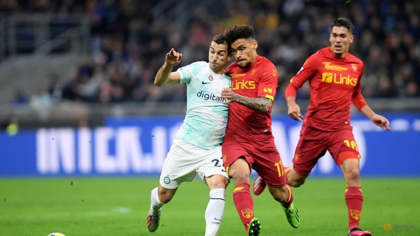 Inter tighten grip on top four with 2-0 win over Lecce Inter tighten grip on top four with 2-0 win over Lecce