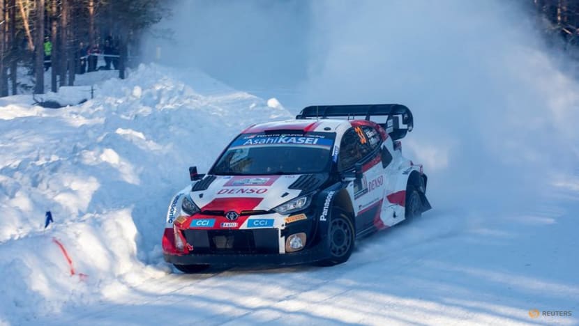 Rallying-Rovanpera leads in Portugal as WRC leader Evans crashes out