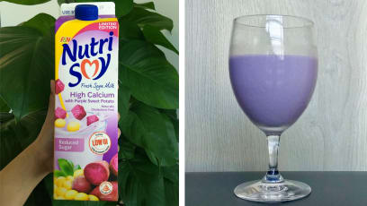 NutriSoy’s Fresh Soya Milk With Purple Sweet Potato Taste Test: Nice Or Not?