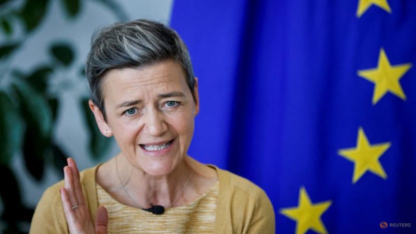 Deal on rules forcing tech giants to police content possible in April, EU's Vestager says