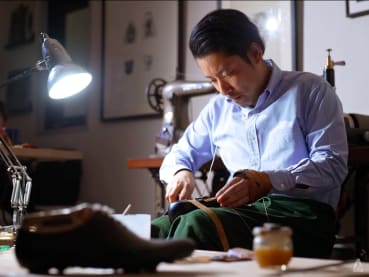 Meet Tokyo’s top artist shoemaker: There’s an 18-month waitlist and he also makes unusual shoe sculptures