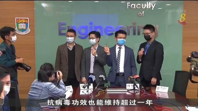 香港一大学研发新物料 可杀灭表面冠病病毒