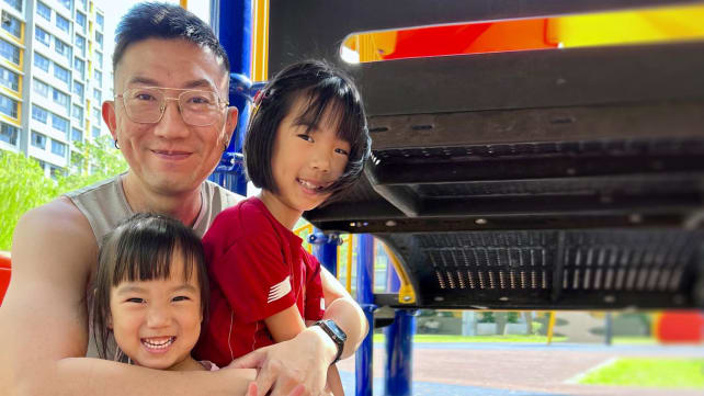 This stay-at-home-dad of two gave up his job to support his wife’s dream of succeeding as a hawker