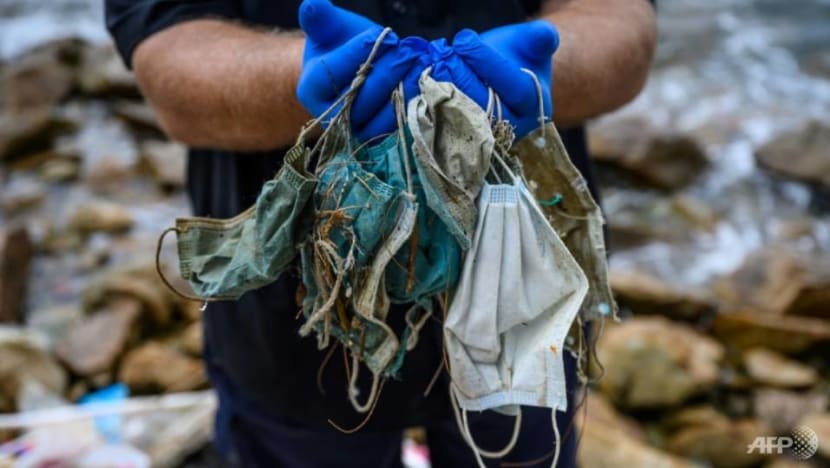 Face masks add to sea pollution at popular Philippines dive site Face masks add to sea pollution at popular Philippines dive site
