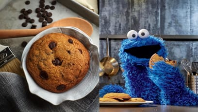 Cookie Monster Loves This Massive Chocolate Chip Cookie, And So Will You