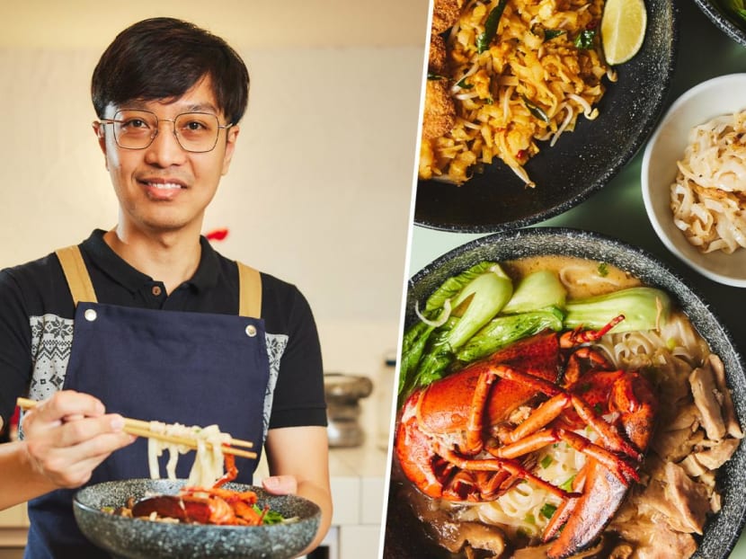 Hor Fun With Lobster & Salted Egg Chicken Cutlet By Ipoh-Born Chef At Cute Cafe 