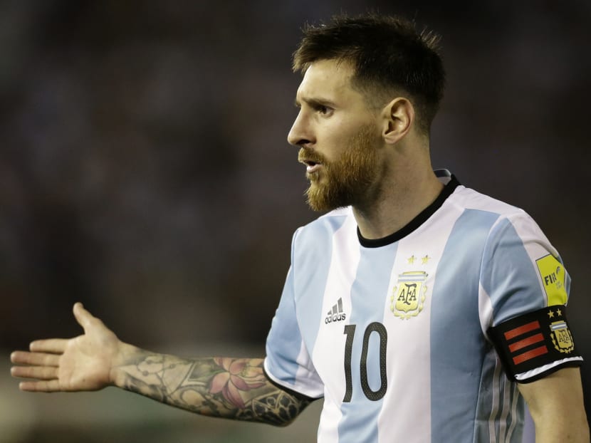 Argentina's Lionel Messi. Photo: AP