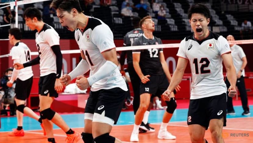 Olympics-Volleyball-Nishida putting his body on the line for Japan Olympics-Volleyball-Nishida putting his body on the line for Japan