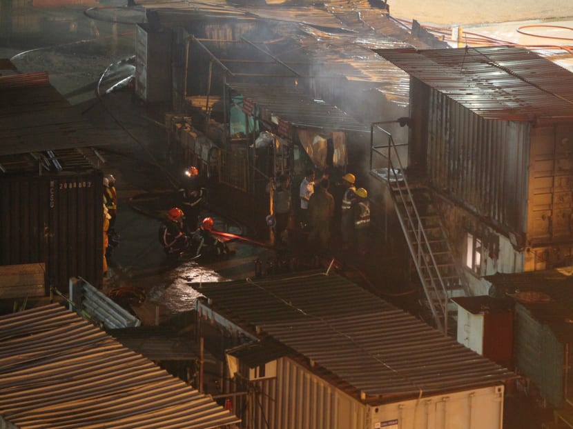 Fire breaks out at DTL Little India station worksite