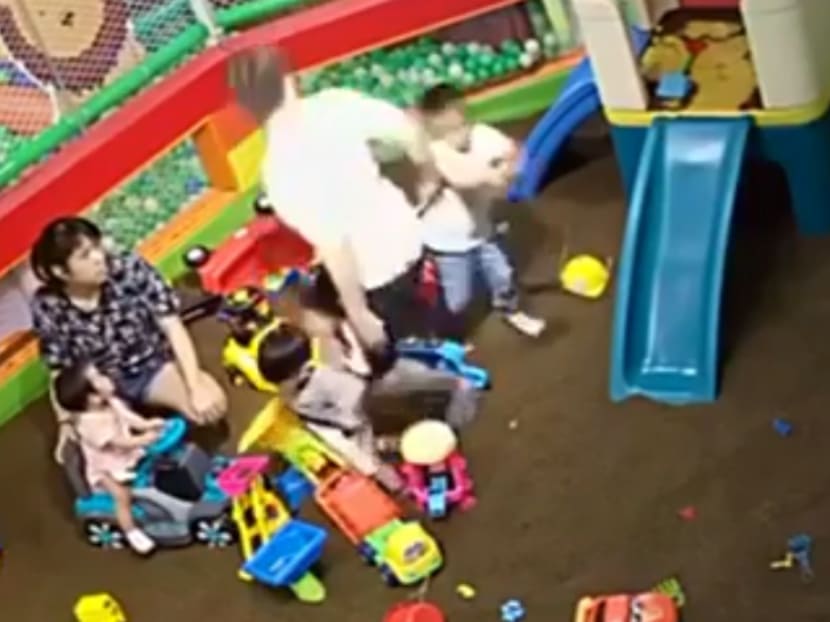 Soo Wen Jie’s lawyer said that he would have been “more understanding” if he knew the boy was autistic. Shown is a screenshot from a CCTV footage of the incident was originally uploaded on Facebook by a user named Ow May Chen. She has since taken down the video. Soo Wen Jie’s lawyer said that he would have been “more understanding” if he knew the boy was autistic. Shown is a screenshot from a CCTV footage of the incident was originally uploaded on Facebook by a user named Ow May Chen. She has since taken down the video.