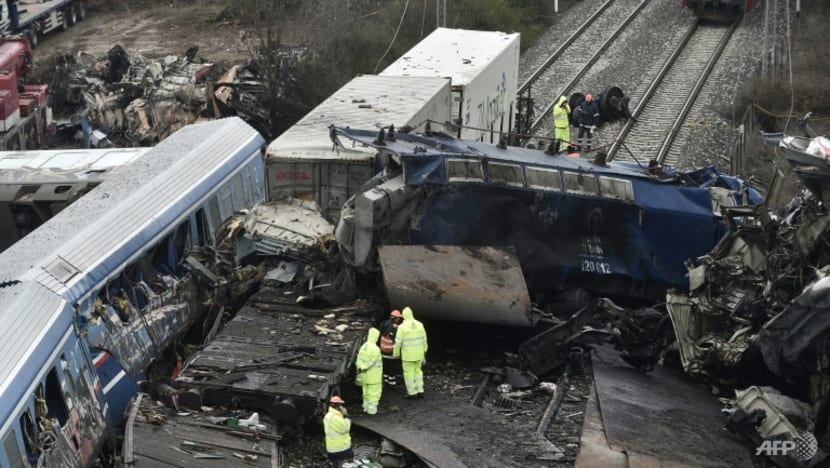 Clashes in Greece as thousands protest train tragedy Clashes in Greece as thousands protest train tragedy