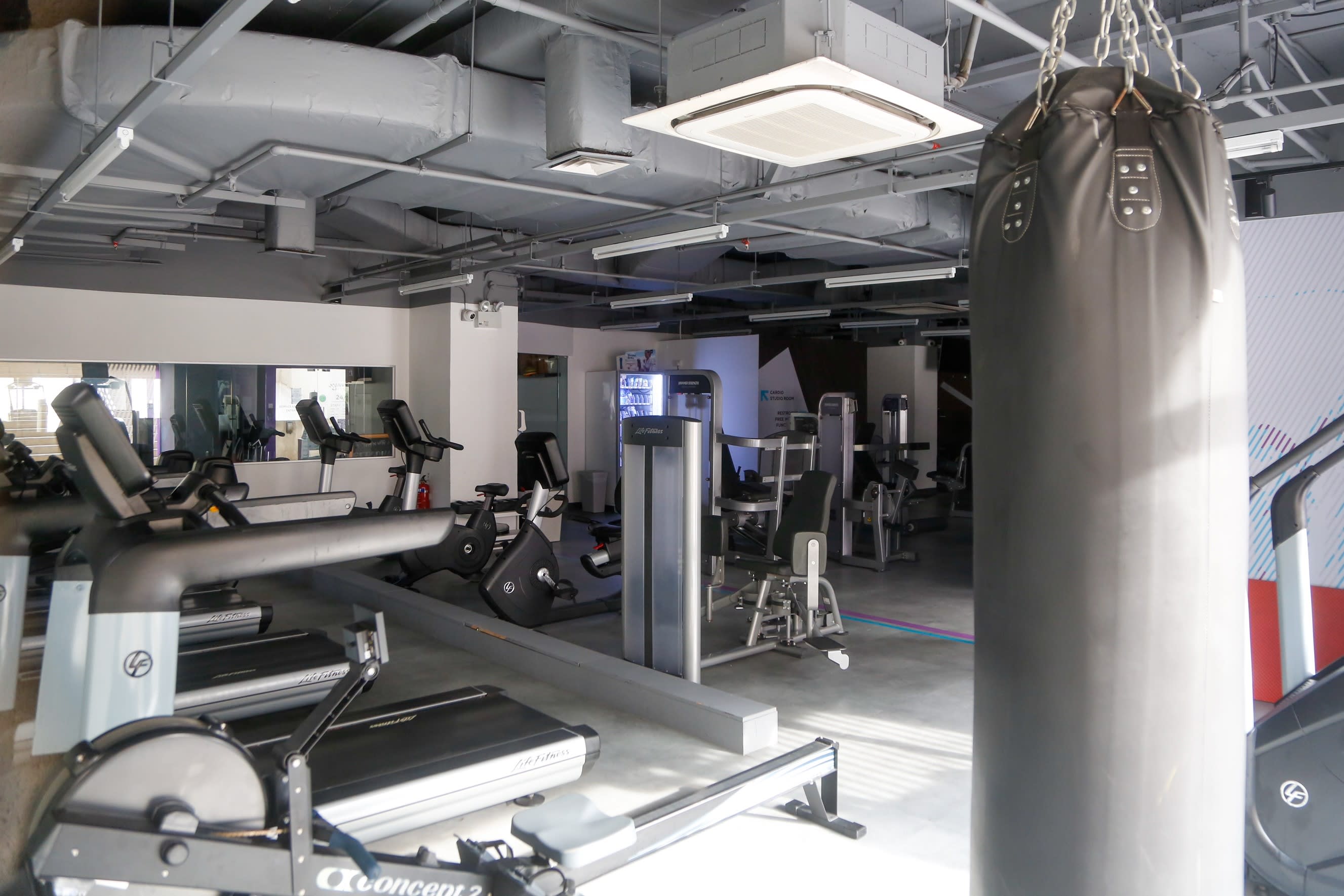The interior of the Anytime Fitness outlet at Bukit Timah Shopping Centre on Dec 23, 2021. The interior of the Anytime Fitness outlet at Bukit Timah Shopping Centre on Dec 23, 2021.