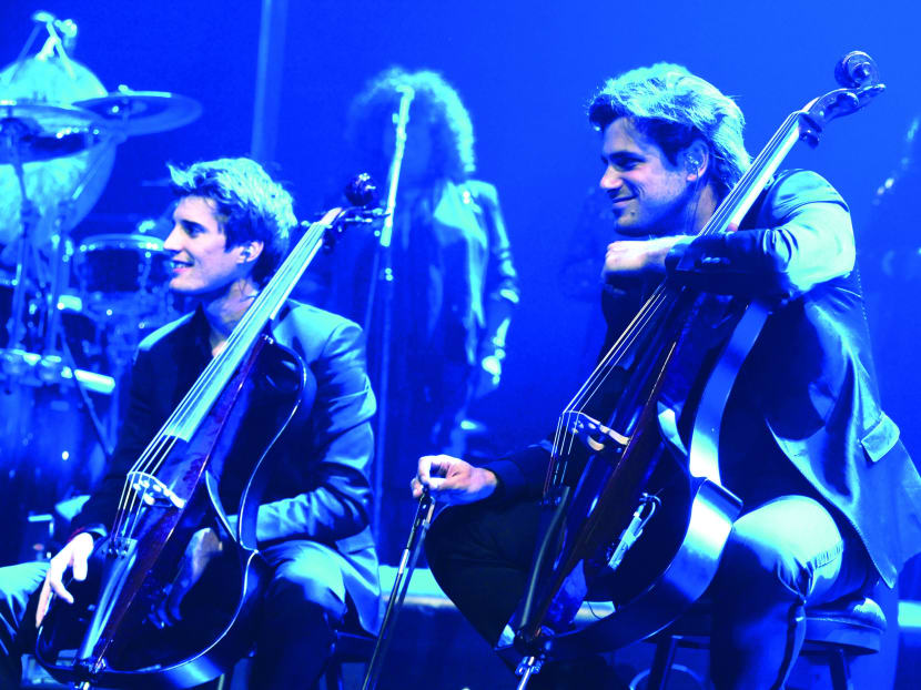 2CELLOS’ Luka Sulic and Stjepan Hauser.